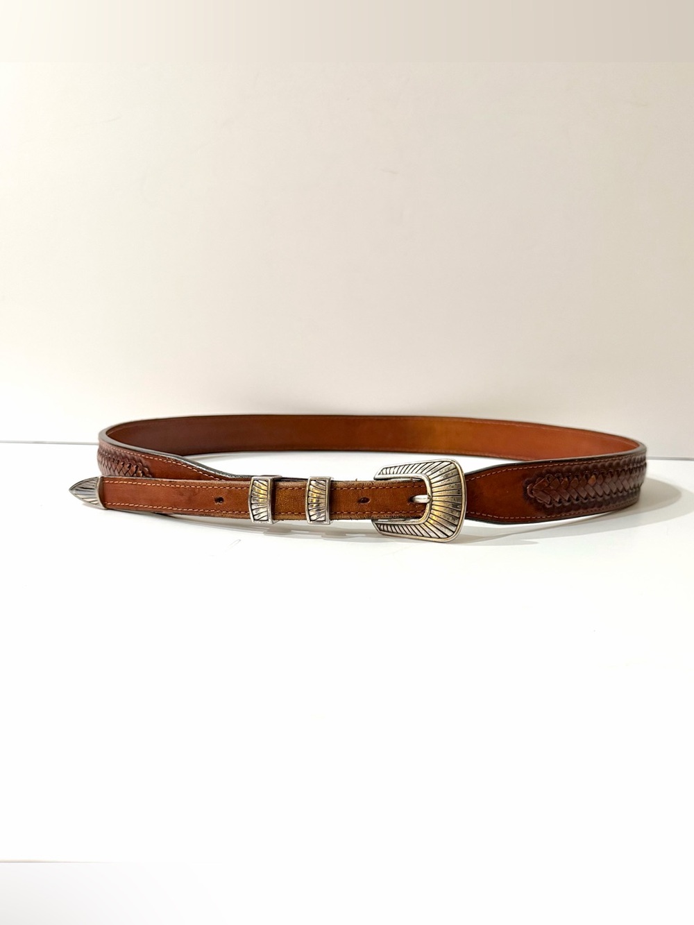Vintage Leather Handmade Tooled Belt by Appaloosa in Durango, CO